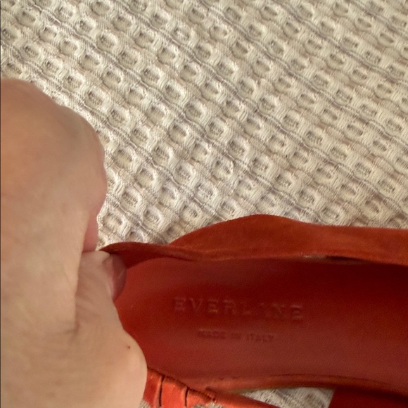 Everlane Rust Suede Women's sling back shoes. Size 7. - Picture 4 of 6
